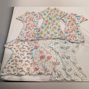 Bundle 6 Zippadee Zip sleep sacks size small cotton